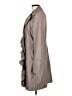 Tahari 100% Polyester Gray Trenchcoat Size 10 - photo 5