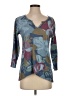Fresh Produce Teal 3/4 Sleeve Top Size XS - photo 1