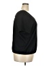 Bar III Black Short Sleeve Top Size 3X - photo 4