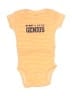 Carter's 100% Cotton Print Yellow Short Sleeve Onesie Size Newborn - photo 1