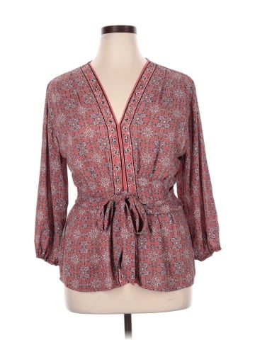 Max Studio 3/4 Sleeve Blouse (view 1)
