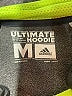 Adidas 100% Polyester Gray Pullover Hoodie Size M - photo 4