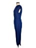 Zara Solid Blue Cocktail Dress Size M - photo 5