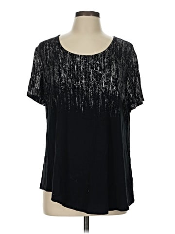 JM Collection Short Sleeve Top (view 1)