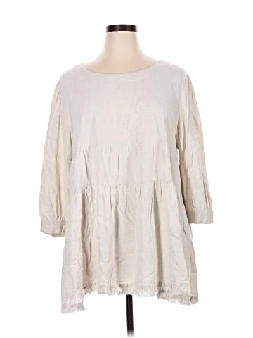 Umgee 3/4 Sleeve Blouse (view 1)