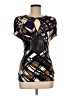 XOXO Graphic Black Short Sleeve Top Size M - photo 1