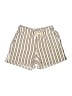 Asher Stripes Ivory Shorts Size XS - photo 1