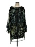 Guess 100% Polyester Animal Print Green Cocktail Dress Size 10 - photo 1