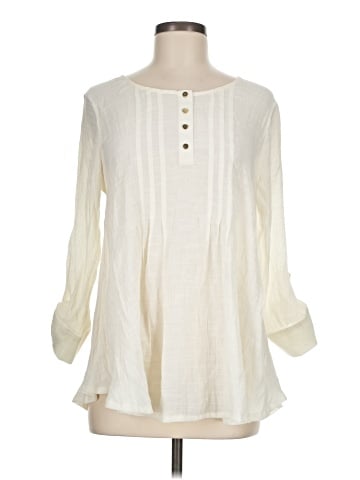 Signature Studio 3/4 Sleeve Blouse (view 1)