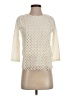 J.Crew Ivory 3/4 Sleeve Top Size XS - photo 1