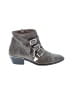 Chloé 100% Leather Gray Ankle Boots Size EU 37 - photo 1