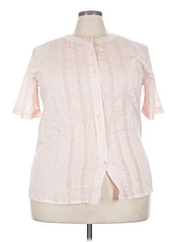 Essentials Short Sleeve Blouse (view 1)