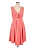 Hutch Stripes Red Cocktail Dress Size L - photo 1