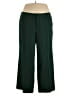 ELOQUII Solid Green Dress Pants Size 22 Plus - photo 1