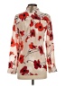 J.Crew Floral Ivory Long Sleeve Blouse Size 00 - photo 2