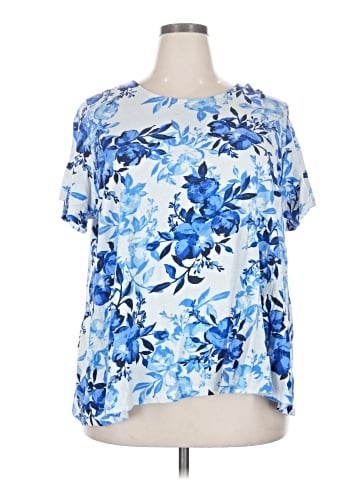 Roaman's Short Sleeve Blouse (view 1)