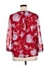 Tommy Hilfiger 100% Polyester Red 3/4 Sleeve Blouse Size XL - photo 2