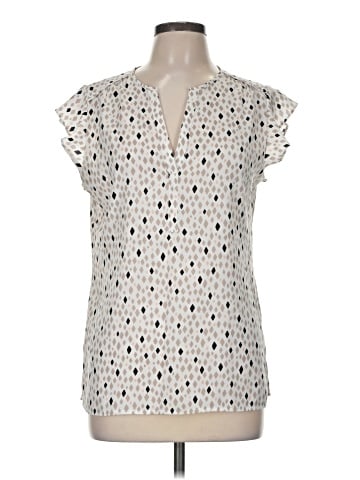 Ann Taylor Factory Short Sleeve Blouse (view 1)