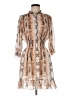 Maje Animal Print Tan Cocktail Dress Size Med (2) - photo 1