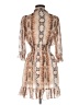 Maje Animal Print Tan Cocktail Dress Size Med (2) - photo 2