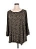 Rafaella Brown 3/4 Sleeve Blouse Size 1X - photo 1