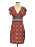 Max Studio Print Red Casual Dress Size L - photo 1