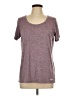 Nike 100% Polyester Burgundy Active T-Shirt Size L - photo 1