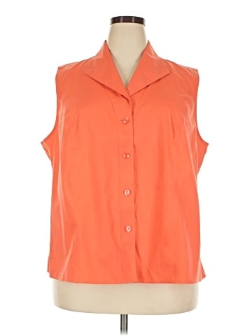 Jones New York Collection Sleeveless Button-Down Shirt (view 1)
