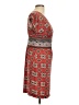 Max Studio Print Red Casual Dress Size L - photo 4