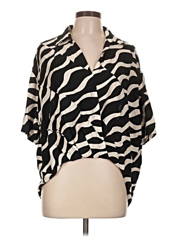 RACHEL Rachel Roy Short Sleeve Blouse (view 1)