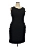 Lands' End Solid Black Cocktail Dress Size 18 - photo 1