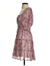 Francesca's 100% Polyester Paisley Pink Casual Dress Size S - photo 5