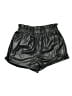 Shein Curve 100% Polyester Metallic Black Athletic Shorts Size 14 Plus (1) - photo 2