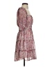 Francesca's 100% Polyester Paisley Pink Casual Dress Size S - photo 4
