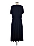 Lands' End Solid Blue Casual Dress Size M (tall) - photo 2