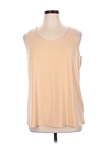 Susan Graver Sleeveless T-Shirt (view 1)
