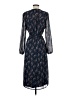 DR2 100% Polyester Paisley Blue Casual Dress Size S - photo 2