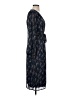 DR2 100% Polyester Paisley Blue Casual Dress Size S - photo 4