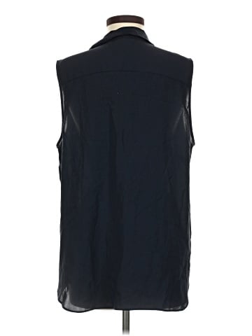 Ann Taylor Sleeveless Button-Down Shirt (view 2)
