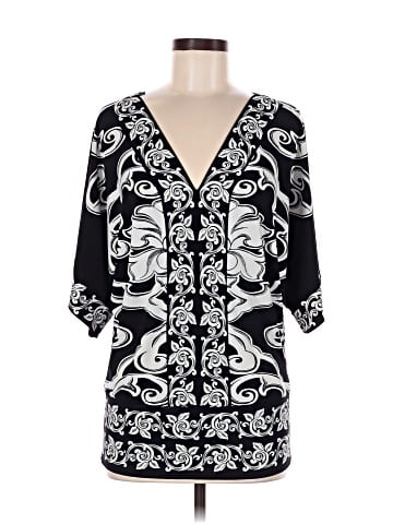 White House Black Market 3/4 Sleeve Blouse (view 1)
