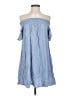 Cooperative 100% Rayon Blue Casual Dress Size XS - photo 1