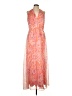 Chetta B 100% Polyester Paisley Orange Cocktail Dress Size 10 - photo 1