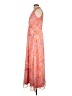 Chetta B 100% Polyester Paisley Orange Cocktail Dress Size 10 - photo 5