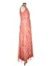 Chetta B 100% Polyester Paisley Orange Cocktail Dress Size 10 - photo 4