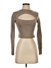 Zara Tan Long Sleeve Top Size S - photo 1