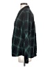 CAbi 100% Viscose Plaid Green Long Sleeve Blouse Size S - photo 5