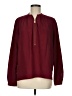 MICHAEL Michael Kors 100% Polyester Burgundy Long Sleeve Blouse Size 6 - photo 1