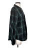 CAbi 100% Viscose Plaid Green Long Sleeve Blouse Size S - photo 4