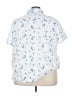 Basic Editions White Short Sleeve Button-Down Shirt Size 4X - photo 2