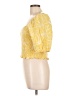 Universal Thread Yellow 3/4 Sleeve Blouse Size L - photo 5